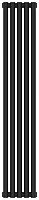 Радиатор Сунержа 15-0301-1205 Эстет-1 отопительный н/ж 1200х225 мм/ 5 секций, муар темный титан