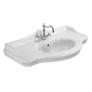 Раковина Migliore 25725 Impero "Тюльпан" 110х62 см, белая