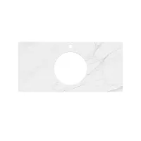 Столешница Kerama Marazzi PL5.SG507120R\100 Plaza Modern для накладных раковин, 100 см, Монте Тиберио/белый мрамор Столешница Kerama Marazzi PL5.SG507120R\100 Plaza Modern для накладных раковин, 100 см, Монте Тиберио/белый мрамор