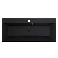 Мебельная раковина BelBagno BB1000/455-LV-ART-AST-NERO 100х45 см, черная матовая