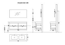 Тумба Armadi Art Vallessi 837-140-A glossy