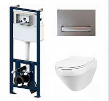 Комплект унитаз Am.Pm Spirit FlashClean I012702/I014151/C701700SC с инсталляцией