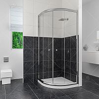 Душевой угол RGW CL-51 04095188-51 Classik полукруглый 80х80х185 см, стекло - шиншилла