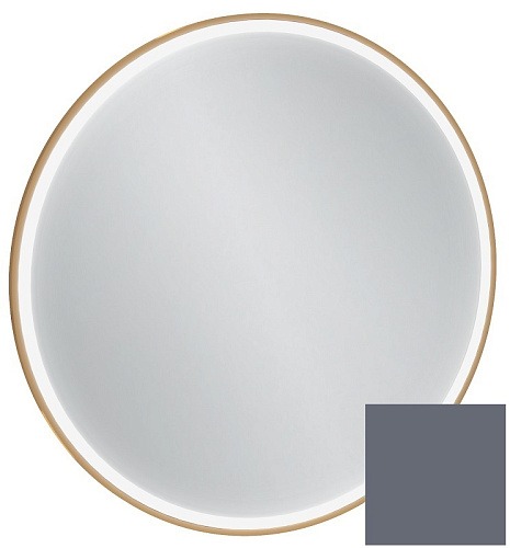 Зеркало Jacob Delafon EB1290-S40 ODEON RIVE GAUCHE, 90 см, с подсветкой, рама насыщенный серый сатин купить недорого в интернет-магазине Керамос