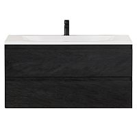 Тумба под раковину Cezares MOLVENO-90-2C-SO-NR MOLVENO подвесная, 90х50 см, черная