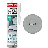 Силиконовый герметик-затирка LITOKOL 22. Силиконовый герметик-затирка LITOSIL_серый