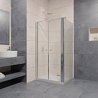 Душевой уголок RGW 04083788-11 Passage PA-37 (PA-04 + Z-12 + A-11 + держатель), 185 см, профиль хром