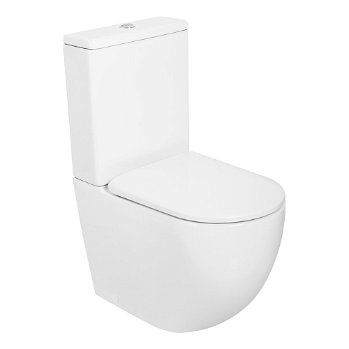 Комплект Унитаз+Сиденье Cezares Stylus CZR-152-CPR/CZR-GN-SC Комплект Унитаз+Сиденье Cezares Stylus CZR-152-CPR/CZR-GN-SC