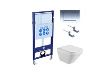 Комплект Aquatek SET Лира-010 4 в 1: рама Standard INS-0000012 + крепеж KKI-0000002 + кнопка KDI-0000010 + унитаз AQ1155-00 с крышкой-сиденьем Soft-close, белый Комплект Aquatek SET Лира-010 4 в 1: рама Standard INS-0000012 + крепеж KKI-0000002 + кнопка KDI-0000010 + унитаз AQ1155-00 с крышкой-сиденьем Soft-close, белый