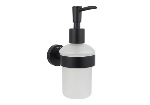 Дозатор Aquatek AQ4005MB Вега, черный матовый/стекло матовое белое - купить в Санкт-Петербурге, цена на Дозатор Aquatek AQ4005MB Вега, черный матовый/стекло матовое белое в интернет-магазине Керамос Дозатор Aquatek AQ4005MB Вега, черный матовый/стекло матовое белое купить недорого в интернет-магазине Керамос