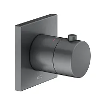 Смеситель Keuco 59553130002 IXMO с термостатом для встройки DN 15, хром черный шлифованный Смеситель Keuco 59553130002 IXMO с термостатом для встройки DN 15, хром черный шлифованный