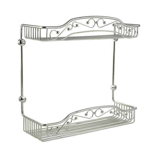 Решетка Migliore 22036 Complementi большая двойная, хром купить недорого в интернет-магазине Керамос