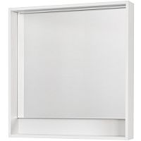 Зеркало Акватон 1A230402KP010 Капри 80х85 см, белый глянец купить недорого в интернет-магазине Керамос