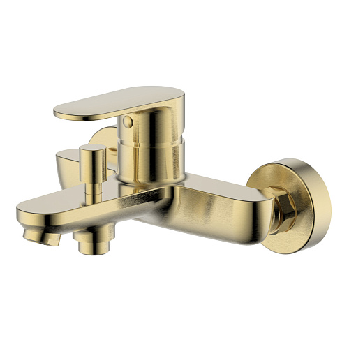 Смеситель для ванны с душем Aquatek Ника AQ1840BG Смеситель для ванны с душем Aquatek Ника AQ1840BG