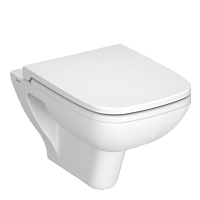 Чаша унитаза Vitra 7508B003-0075 S20 подвесного 36х52 см, безободковый, белый Чаша унитаза Vitra 7508B003-0075 S20 подвесного 36х52 см, безободковый, белый