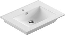 Умывальник Sanita Luxe WB.FN/Quadro/75-C/WHT.G/S1 Quadro мебельный 75х46 см, ВКС белый S1 Умывальник Sanita Luxe WB.FN/Quadro/75-C/WHT.G/S1 Quadro мебельный 75х46 см, ВКС белый S1