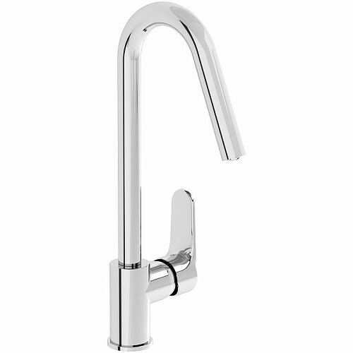 Смеситель Vitra A42742EXP Root Round для кухонной мойки, хром Смеситель Vitra A42742EXP Root Round для кухонной мойки, хром