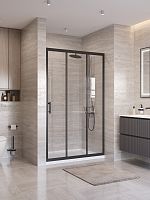 Душевая дверь в нишу BelBagno UNO-195 UNO-195-BF-3-120-C-NERO