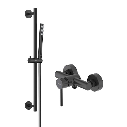 Комплект Aquatek AQ1332MB Европа для ванной Set 2 в 1 (AQ1360MB + AQ2012MB), черный матовый Комплект Aquatek AQ1332MB Европа для ванной Set 2 в 1 (AQ1360MB + AQ2012MB), черный матовый