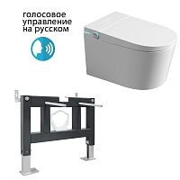 Инсталляция с подвесным унитазом Abber BEQUEM AC1123SR-AC0101P