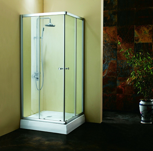 Дверки душ.квадрат (глянцевый хром) IDDIS TC90BL снят с производства