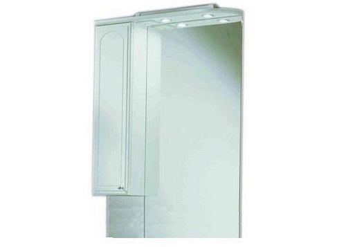 Зеркальный шкаф Акватон 1A047502MM01L Майами 75х110 см, левый, белый/хром глянец снят с производства