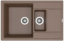 Мойка для кухни Florentina 20.250.D0780.303 Липси 78х51 см, с крылом, мокко