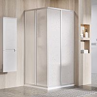 Душевая дверь Ravak 14V70U0211 SRV2-90 S раздвижная Supernova, сатин + эффект капель