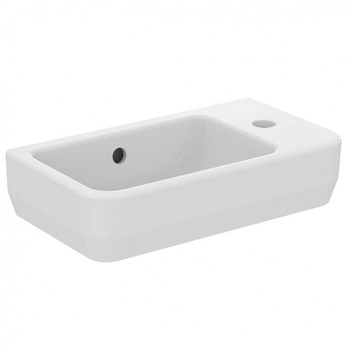 Раковина Ideal Standard T458601 i.life S подвесная 45x25 см, для рук, правая версия, Euro White (евробелый) Раковина Ideal Standard T458601 i.life S подвесная 45x25 см, для рук, правая версия, Euro White (евробелый)