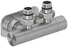 Вентиль Сунержа 071-1416-1234, 2х1/2" угловой скрытый-скрытый EU50, сатин Вентиль Сунержа 071-1416-1234, 2х1/2" угловой скрытый-скрытый EU50, сатин