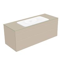 Тумба Keuco 31583280000 Edition 400 под умывальник 140х53.5 см, кашемир/стекло кашемировое матовое