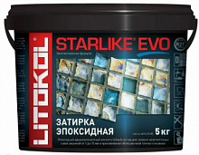 Эпоксидная затирка Litokol STARLIKE EVO S110 (5кг) GRIGIO PERLA