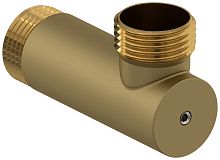 Уголок Сунержа 032-1523-1010 с клапаном G 1" НР х G 1" НР, матовое золото