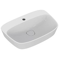 Раковина-чаша Ideal Standard T044501 Dea Vessel накладная 60х43 см, с 1-м отверстием под смеситель, Euro White (евробелый)