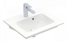 Раковина Villeroy & Boch 412450R1 Venticello на тумбу, альпийский белый CeramicPlus