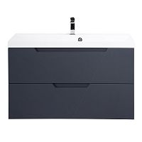 База BelBagno VITTORIA-1000-2C-SO-GO-P под раковину 100х45 см, подвесная, Grigio Opaco (серый матовый)