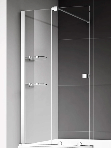 Шторка на ванну AQUAme AQM6601-2 Шторка на ванну AQUAme AQM6601-2