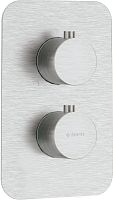 Внешняя часть Deante BXY_FEBT Round смесителя на 3 выхода, установка с Thermostatic Box BXY_X44T, сталь Внешняя часть Deante BXY_FEBT Round смесителя на 3 выхода, установка с Thermostatic Box BXY_X44T, сталь