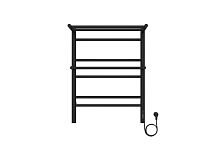 Полотенцесушитель электрический Aquatek AQ EL RRP0770BL Альфа П7 50х70 см, с полкой, черный муар,