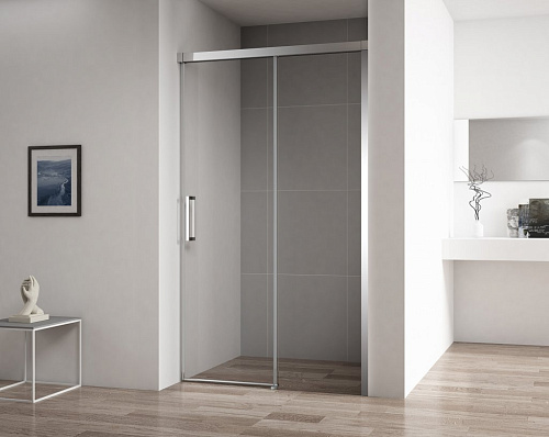 Cezares DUET SOFT-BF-1-100-C-Cr-L Душевая дверь с доводчиками