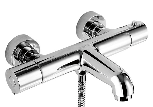 Смеситель Aquatek AQ1043CR Вега термостатический для ванны, хром
