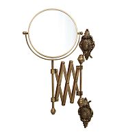 Зеркало Migliore 16998 Elisabetta оптическое пантограф, настенное, бронза
