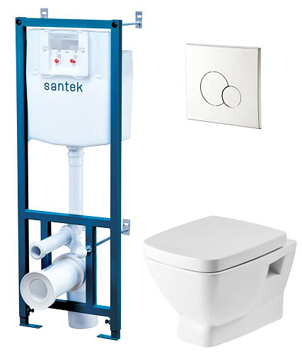 Инсталляция с подвесным унитазом Santek  1.WH50.1.543
