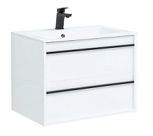 Тумба с раковиной Aquanet 00271945 Lino, 70х50 см, белая