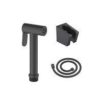 Ручной душ Aquatek AQ2054MB гигиенический со шлангом 120 см и держателем, черный матовый