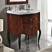 База под раковину 74,5 см Eban FBSSN070-ODJ18 noce*2/4 Sonia без ручек, доводчики Blum, цвет noce