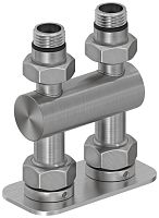 Модуль Сунержа 071-1537-1234, 2х1/2" прямой EU50, сатин