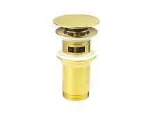 Клапан Deante NHC_R10U Cascada для раковины Click-Clack, универсальный, брашированное золото Клапан Deante NHC_R10U Cascada для раковины Click-Clack, универсальный, брашированное золото