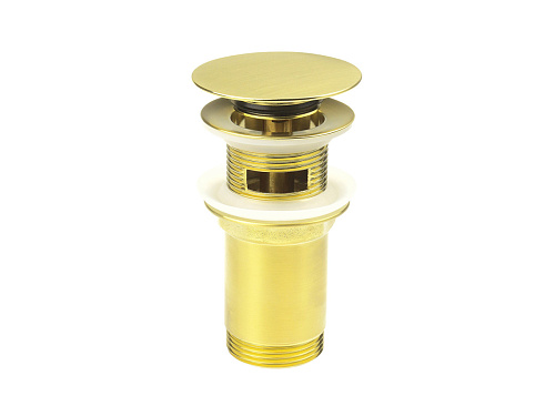 Клапан Deante NHC_R10U Cascada для раковины Click-Clack, универсальный, брашированное золото Клапан Deante NHC_R10U Cascada для раковины Click-Clack, универсальный, брашированное золото