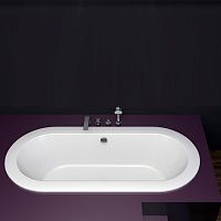 Ванна овальная Bette 2700-000 PLUS Starlet с шумоизоляцией, с само-очищающимся покрытием Glaze Plus, белая, 150х80х42